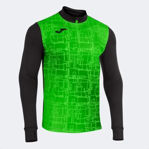 101930-117-sweatshirt-joma-elite-viii-1-2-zip-noir-vert-fluo