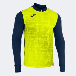 101930-321-sweatshirt-joma-elite-viii-1-2-zip-bleu-marine-jaune