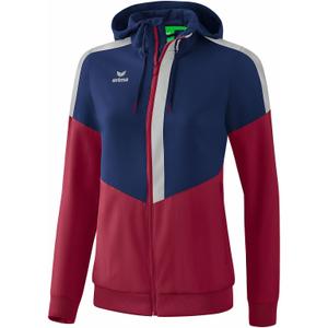 1032020-veste-a-capuche-femme-erima-tracktop-squad-bleu-marine-bordeaux-argent