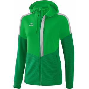 1032063-veste-a-capuche-femme-erima-training-vert-clair-vert-fonce-argent