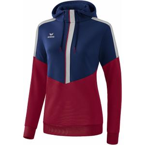 1072020-sweat-a-capuche-femme-erima-squad-bleu-marine-bordeaux-argent