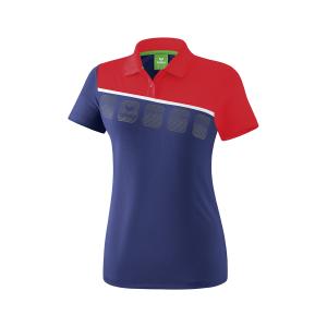 1111917-polo-femme-erima-5-c-bleu-marine-rouge-blanc