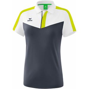 1112010-polo-femme-erima-squad-blanc-gris-fonce-jaune-citron