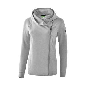 2071917-veste-sweat-a-capuche-femme-erima-essential-gris-clair-chine-noir