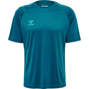 211943-7058-t-shirt-hummel-hmlcore-xk-core-poly-bleu-corail