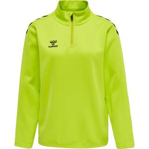 211945-5045-sweatshirt-femme-hummel-hmlcore-xk-vert-citron