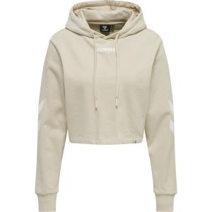 212561-1116-sweatshirt-a-capuche-crop-top-femme-hummel-hmllegacy-creme