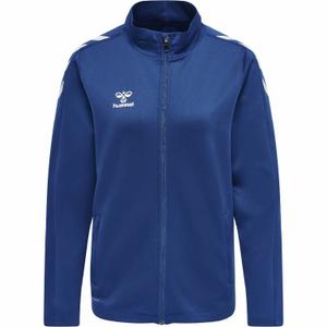 212650-7045-sweatshirt-a-capuche-femme-hummel-hmlcore-bleu