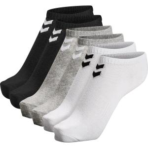 213250-9034-chaussettes-courtes-femme-hummel-hmlchevron-x6-blanc-noir-gris