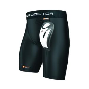 short-de-compression-shock-doctor-avec-bioflex-cup-noir