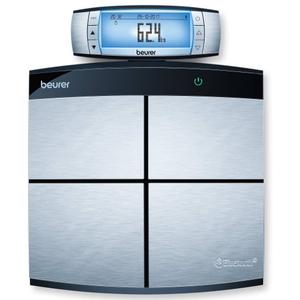748-12-balance-impedancemetre-bluetooth-beurer-bf-105-bt-argente-33x33x4-cm
