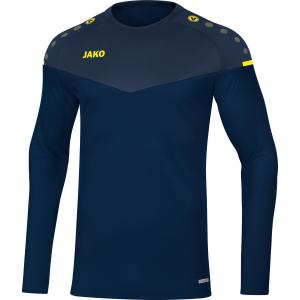 8820-u-93-sweatshirt-jako-champ-2-0-bleu-marine-bleu-fonce-jaune-fluo