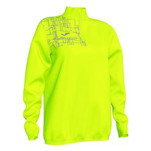 901402-060-sweatshirt-femme-joma-elite-viii-1-2-zip-jaune-fluo