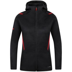 9821-f-502-veste-femme-jako-de-loisir-a-capuche-challenge-noir-rouge