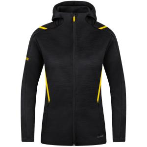 9821-f-505-veste-femme-jako-de-loisir-a-capuche-challenge-noir-jaune-citron
