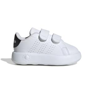 id5284-baskets-bebe-adidas-advantage-white-black