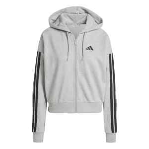 je0055-sweatshirt-a-capuche-full-zip-femme-adidas-essentials-3-stripes-mgreyh-black