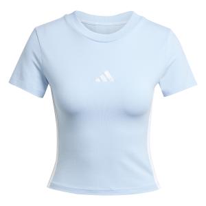 je1241-t-shirt-slim-femme-adidas-essentials-3-stripes-globlu-white