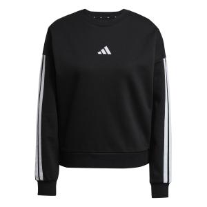 je1298-sweatshirt-femme-adidas-essentials-3-stripes-fleece-black-white