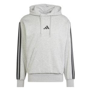 je6302-sweatshirt-a-capuche-adidas-essentials-3-stripes-fleece-mgreyh-black