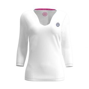 w1330002-wh-maillot-col-v-manche-3-4-femme-bidi-badu-crew-white