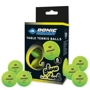 608507-balle-de-tennis-de-table-donic-schildkrot-glow-in-the-dark-poly-40-plus-x6-vert-tu