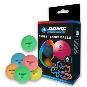 649015-balle-de-tennis-de-table-donic-schildkrot-colour-popps-x6-multicolore-tu