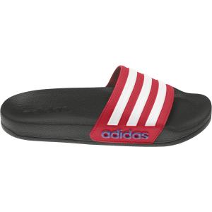 sandales-enfant-adidas-adilette-shower-noir-blanc-rouge-puissant