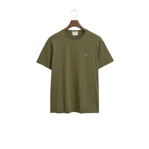 2003184-303-t-shirt-gant-shield-moss-green