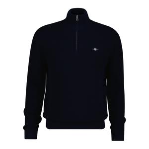 8050265-433-sweatshirt-demi-zip-gant-marino-ribbed-evening-blue