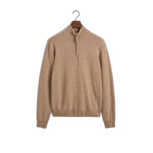 87213-295-sweatshirt-gant-superfine-lambswool-sable-fonce-mel