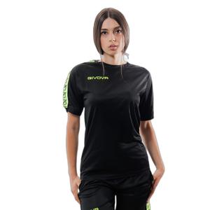 ba02-1910-t-shirt-a-poly-bande-givova-giallo-fluo-nero