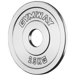 k9389-plaque-de-poids-gymway-friction-grip-2-5-kg-argente-tu