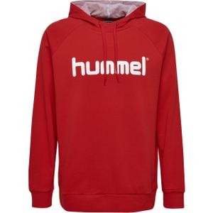 203511-3062-sweatshirt-a-capuche-hummel-cotton-logo-rouge