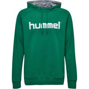 203511-6140-sweatshirt-a-capuche-hummel-cotton-logo-vert-blanc