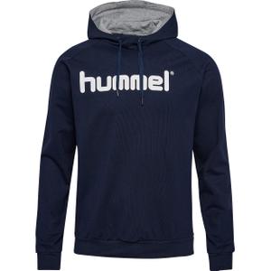 203511-7026-sweatshirt-a-capuche-hummel-cotton-logo-bleu-marine