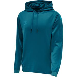 211482-7058-sweatshirt-a-capuche-polyester-hummel-core-xk-blue