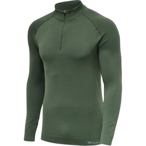 211843-6173-veste-de-survetement-semi-zippee-hummel-stroke-green