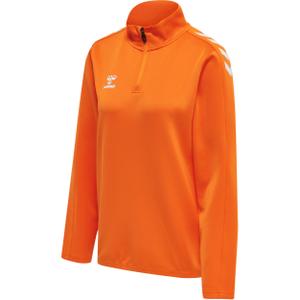 211945-5190-veste-de-survetement-semi-zippee-femme-hummel-core-xk-orange