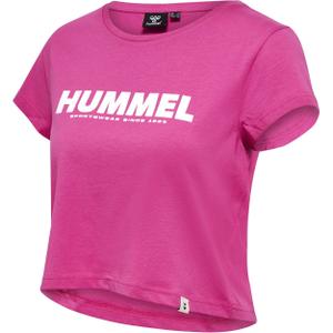 212560-3861-t-shirt-crop-femme-hummel-legacy-rose