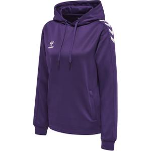212649-3332-sweatshirt-a-capuche-polyester-femme-hummel-core-xk-violet-blanc