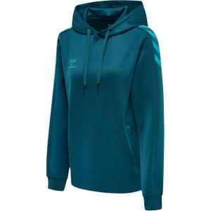 212649-7058-sweatshirt-a-capuche-polyester-femme-hummel-core-xk-blue