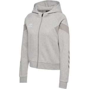 220305-2010-sweatshirt-a-capuche-zip-femme-hummel-travel-grey