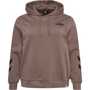 221794-8109-sweatshirt-a-capuche-femme-hummel-legacy-plus-brown