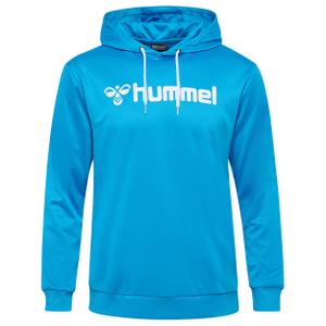 226165-7428-sweatshirt-a-capuche-hummel-logo-bleu