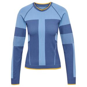 228268-7379-maillot-sans-couture-femme-hummel-bleu