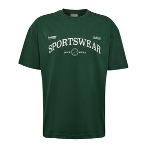 229841-6195-t-shirt-hummel-club-loose-dark-green
