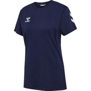 234570-7026-t-shirt-femme-hummel-go-2-0-chevron-marine