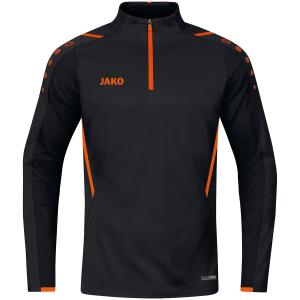 8621-u-807-veste-de-survetement-zippe-jako-challenge-noir-orange-fluo