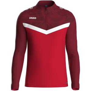 8624-e-103-veste-de-survetement-zippe-enfant-jako-iconic-rouge-bordeaux